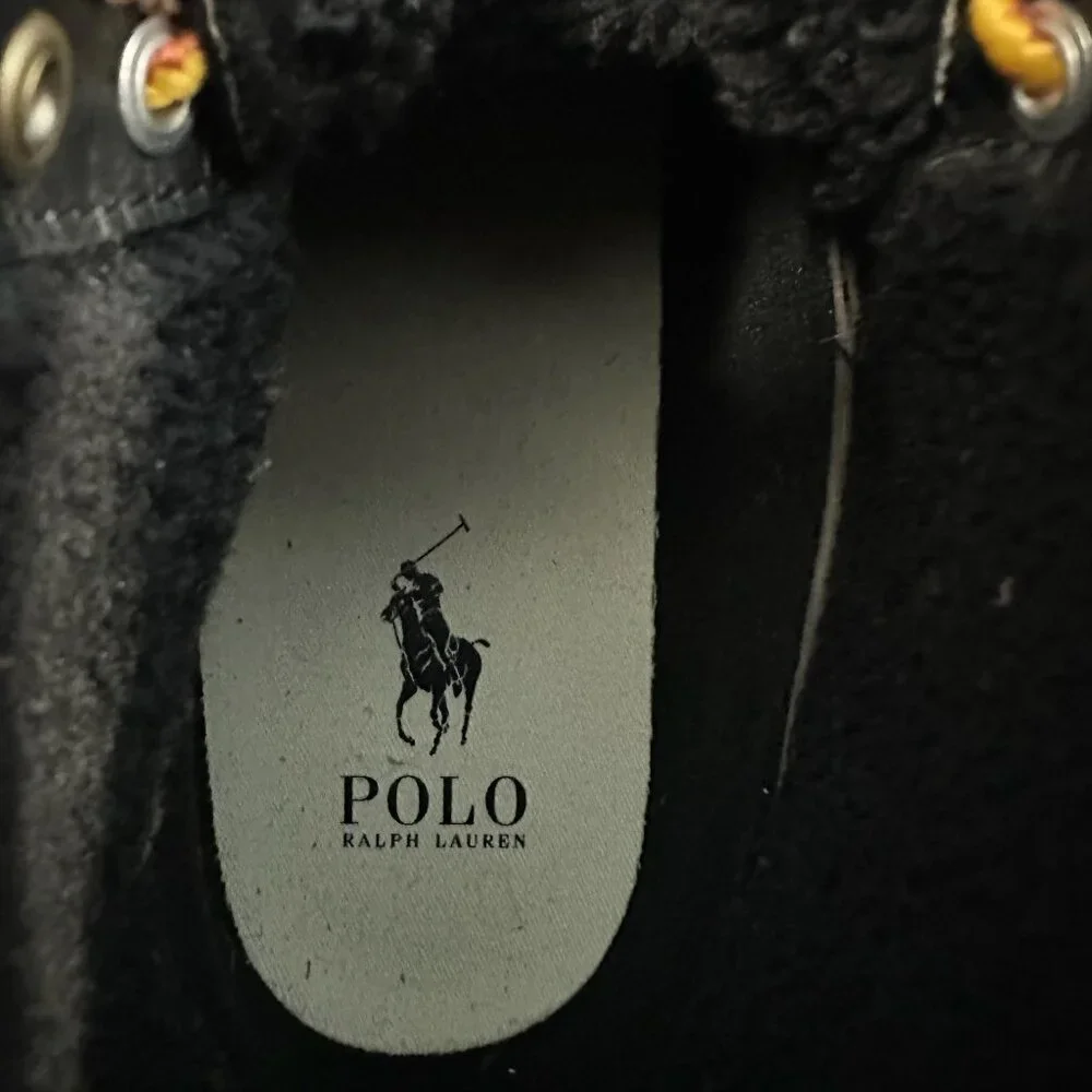 Polo Ralph Lauren Men's Claus Buffalo Check Lace-Up Boot 10